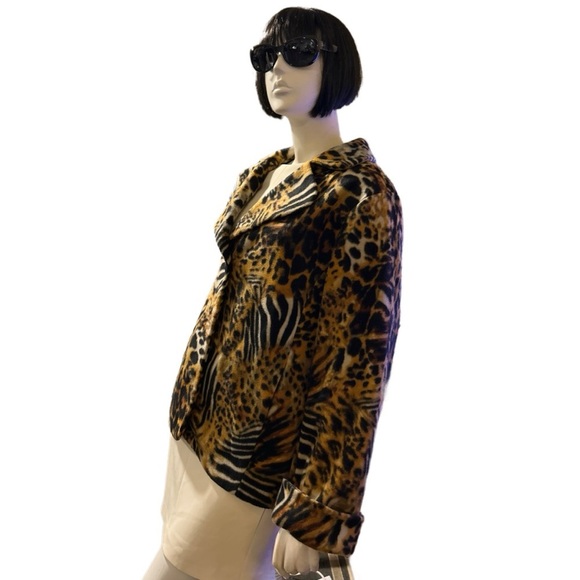 Susan Graver Leopard Jacket, NWT - Picture 2 of 3